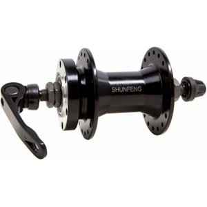 32 Delik Mandallı Disk Uyumlu Rulmanlı ALM Ön Göbek Siyah