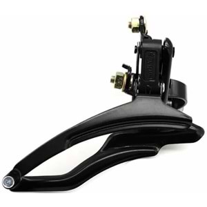 Bisiklet Ön Attırıcı Alttan-Üstten Siyah