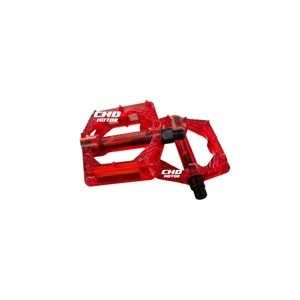 Bisiklet Renkli Petal Şeffaf (Kırmızı)