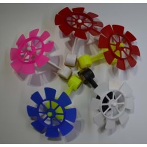 Bisiklet Süs Pervane Mavi-Sarı