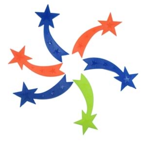 Bisiklet Süs Büyük Kuyruklu Yıldız Paket