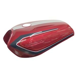 CG Benzin Deposu Kuba Şeritli (Kırmızı)