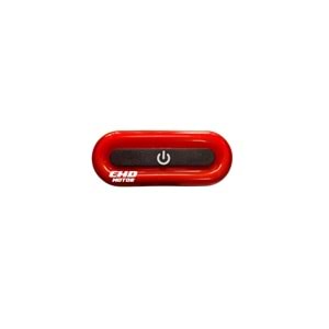 Kask Arkası İkaz Lambası USB li