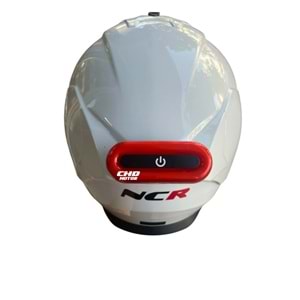 Kask Arkası İkaz Lambası USB li