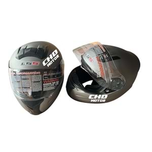 Kask Çene Sabit (Titanyum Gri) (XL)