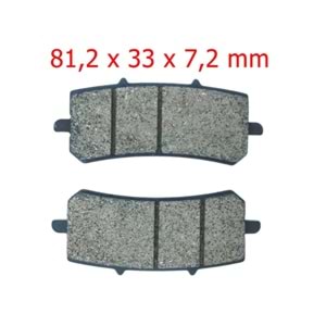 NK 250&450 Ön Fren Disk Balata (005)