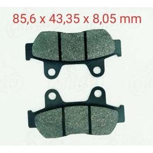 Spacy 110 Ön Fren Disk Balatası (009)