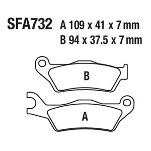 HERO DASH + HUNK Ön Fren Disk Balatası (016)