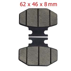 RKS 125 WİLDCAT 50- ARORA MAX T Ön Fren Disk Balatası (017)