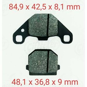 SUZUKİ AN 125 Ön Fren Disk Balatası (018)