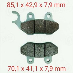 SYM FİDDLE Ön Fren Disk Balatası (025)