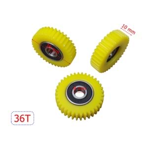 E-BİKE Petal Destekli Plastik Sarı Dişli 3 lü Set 36T