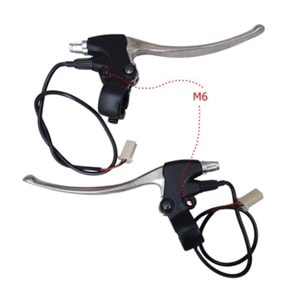 Şarzlı STMAX Kütük+Fren Kolu Nikel Sağ-Sol