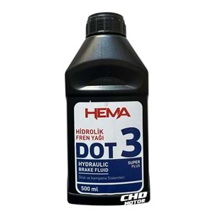 Fren Hidrolik Yağı Dot-3 500ml