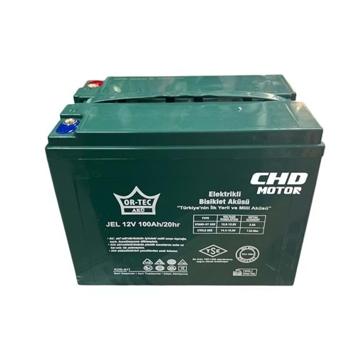 12V 100AH Akü E-Bike