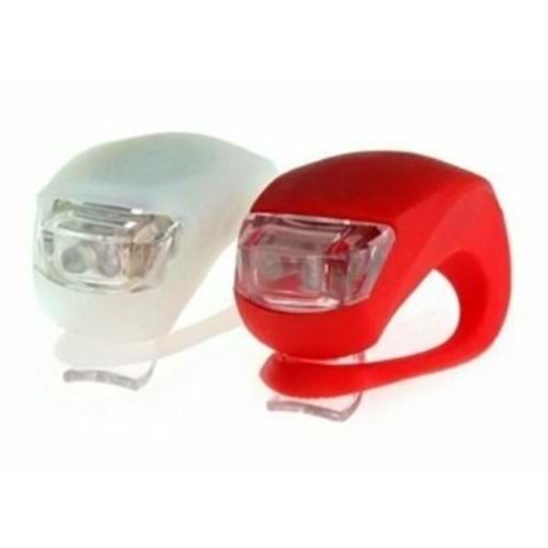 Silikonlu Far Kırmızı Beyaz