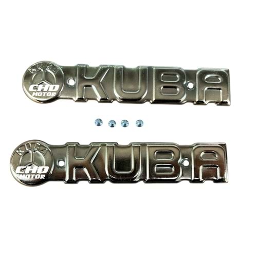 CG Benzin Depo Yazısı KUBA (Gold)