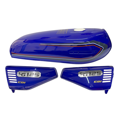 CG Benzin Deposu Kesik + Yan Kapak (Koyu Mavi)