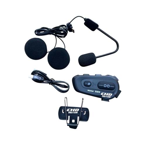 Kask İnterkom Bluetooth Kulaklıklı LÜX