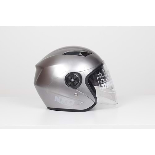 Kask Çenesiz Yerli Gözlüklü (TİTANYUM GRİ)