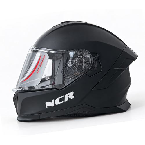 Kask Çene Sabit M73 NCR Gözlüklü (Mat Siyah) (L)