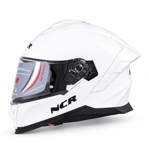 Kask Çene Sabit M73 NCR Gözlüklü (Beyaz) (XL)