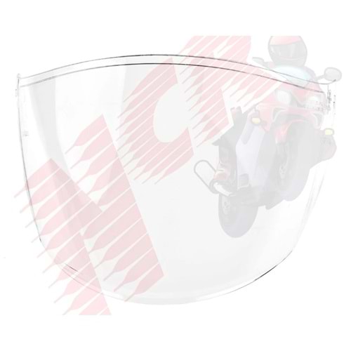 Kask Camı Ncr-708 Çenesiz Gözlüklü Model