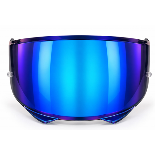 Kask Camı (Vizör) NCR M73 Çene Sabit Gözlüklü Model (Mavi)