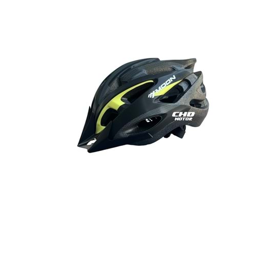Bisiklet Kaskı MOON MV-88 (Siyah-Sarı) (M)