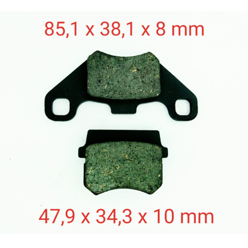 ATV AU SPİDER 250 - CAZADOR 180 Ön Fren Disk Balatası (042)