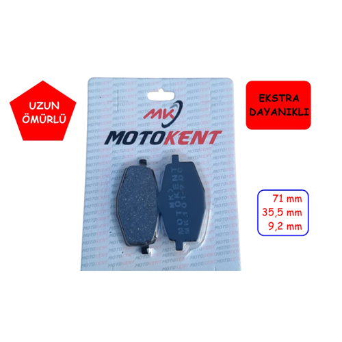 YBR ÖN / RKS FRECCİA 150 - VRS 125 Arka Fren Disk Balatası (047) MTK