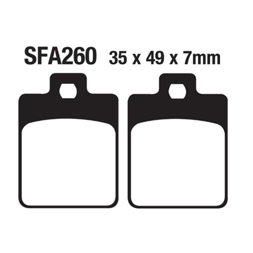 SCT 50 Ön Fren Disk Balatası (048) Kare