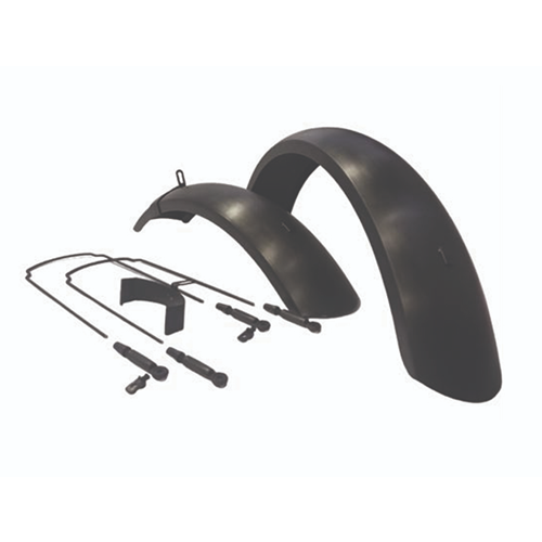 E-BİKE 20X400 Fat Bike Çamurluk Siyah