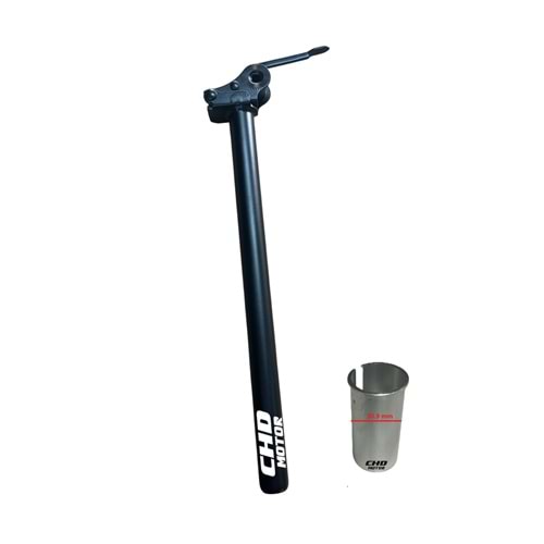 E-BİKE Petal Destekli Sele Borusu 30.9mm Siyah 35cm KATLANIR