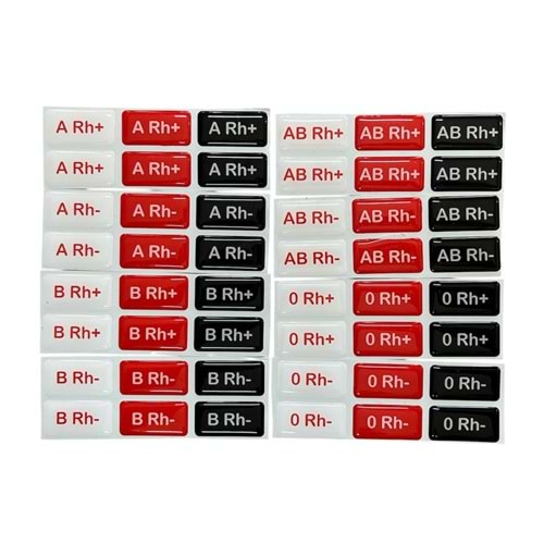 KAN GRUBU DAMLA ETİKET 2li