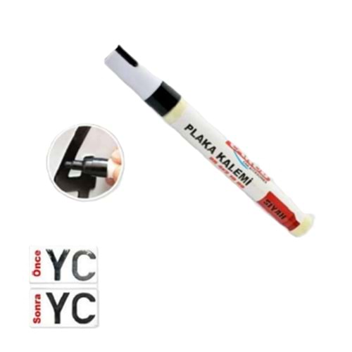 Plaka Yazı Kalemi Siyah