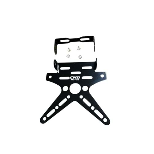 Motor Katlanır Plakalık ALM (SİYAH)