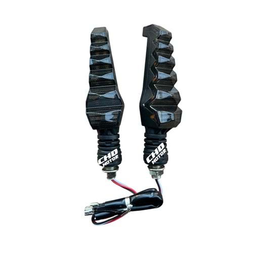 Letli Sinyal Kayarlı Tırtırlı 2li (Beyaz)