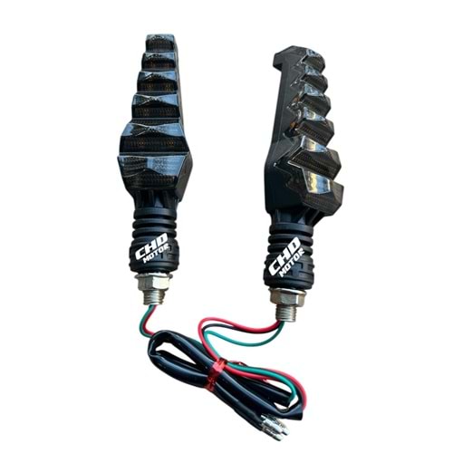 Letli Sinyal Kayarlı Tırtırlı 2li (Yeşil)