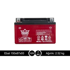 12V 7AH Sct Akü