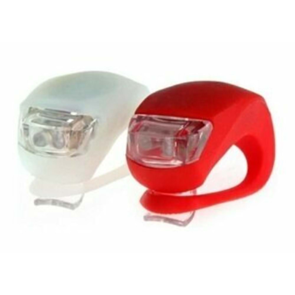 Silikonlu Far Kırmızı Beyaz