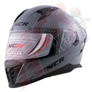 Kask Çene Sabit M69 NCR Gözlüklü (Nardo Gri) (M)
