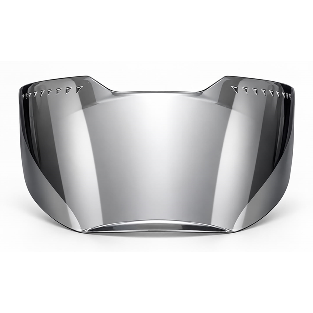Kask Camı (Vizör) M-69 Çene Sabit Gözlüklü Model (Aynalı)