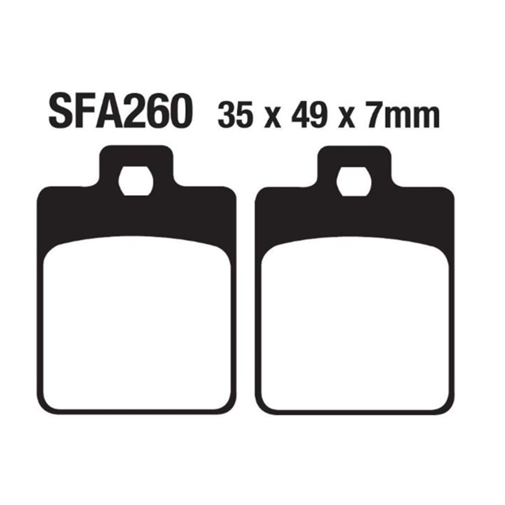 SCT 50 Ön Fren Disk Balatası (048) Kare