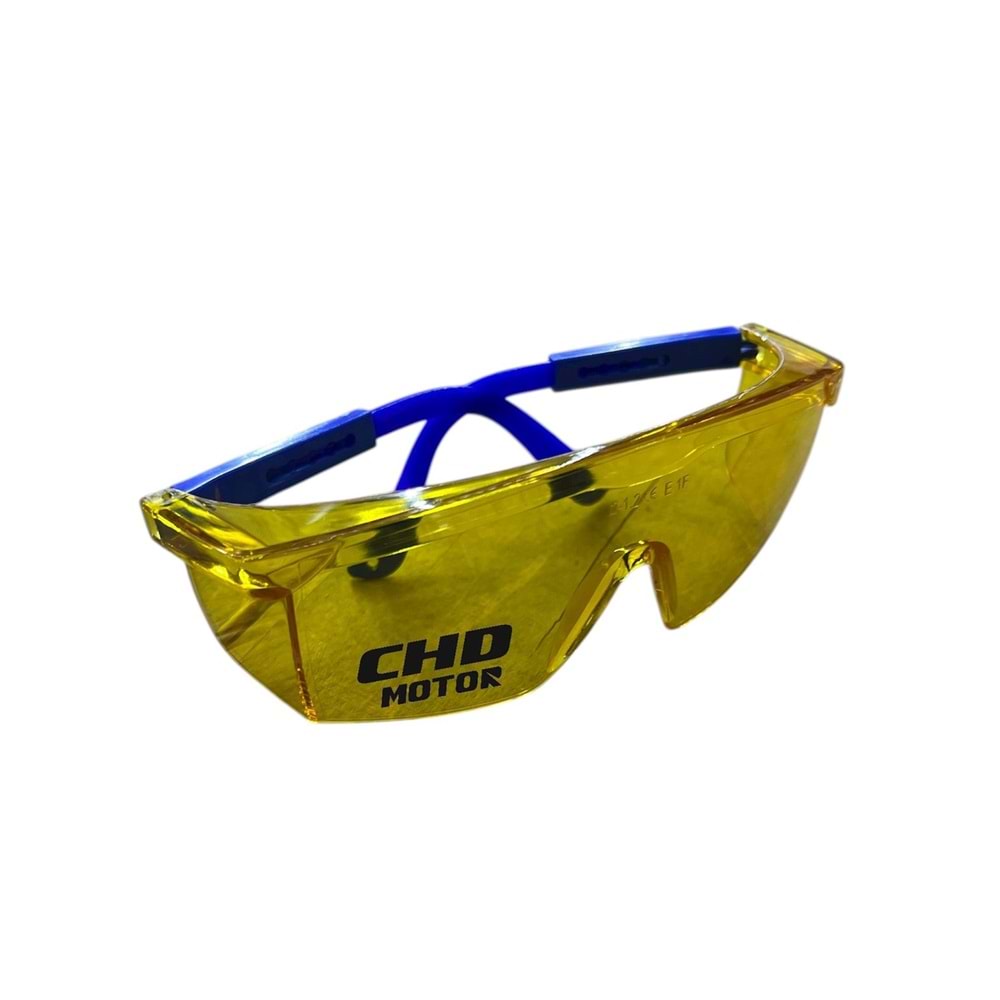 Motor Koruyucu Gözlük (Sarı)
