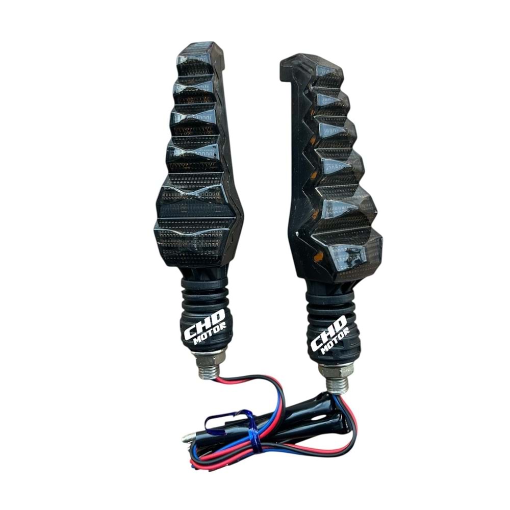 Letli Sinyal Kayarlı Tırtırlı 2li (Mavi)