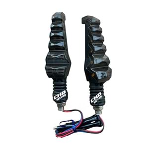 Letli Sinyal Kayarlı Tırtırlı 2li (Mavi)