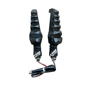 Letli Sinyal Kayarlı Tırtırlı 2li (Beyaz)